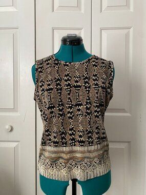 Plisse Sleeveless Top